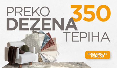 Preko 350 dezena tepiha