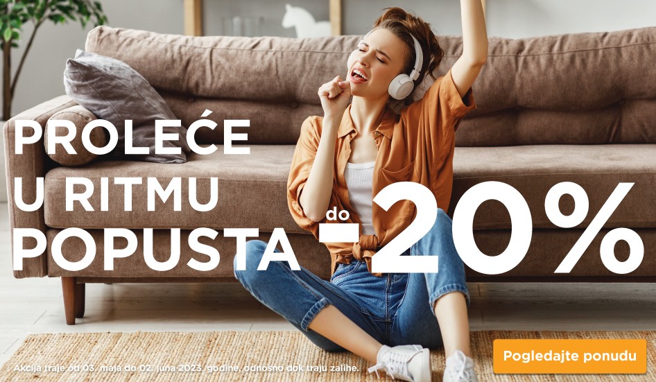 Proleće u ritmu popusta