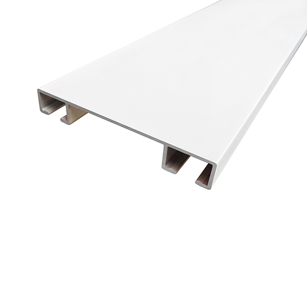 Aluminijumska dvokanalna garnišna (bela)