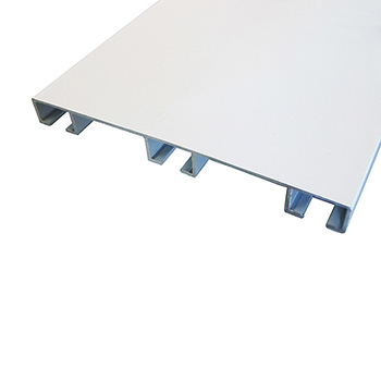 Aluminijumska trokanalna garnišna (bela)