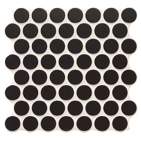 Podne Pločice Circle 30,9 X 30,9 Black 