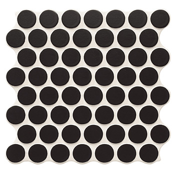 Podne Pločice Circle 30,9 X 30,9 Black